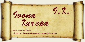 Ivona Kurepa vizit kartica